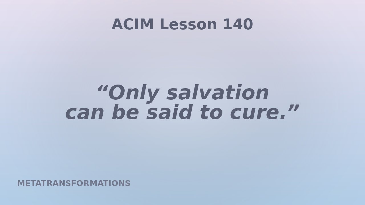 Heal Everything By Releasing Guilt. ACIM Lesson 140 @DennisRodriguez-Meta 