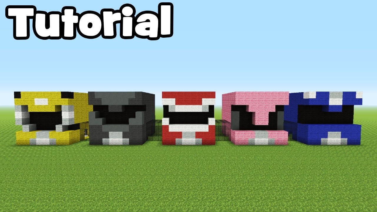 Minecraft Tutorial: How To Make A Power Rangers House 