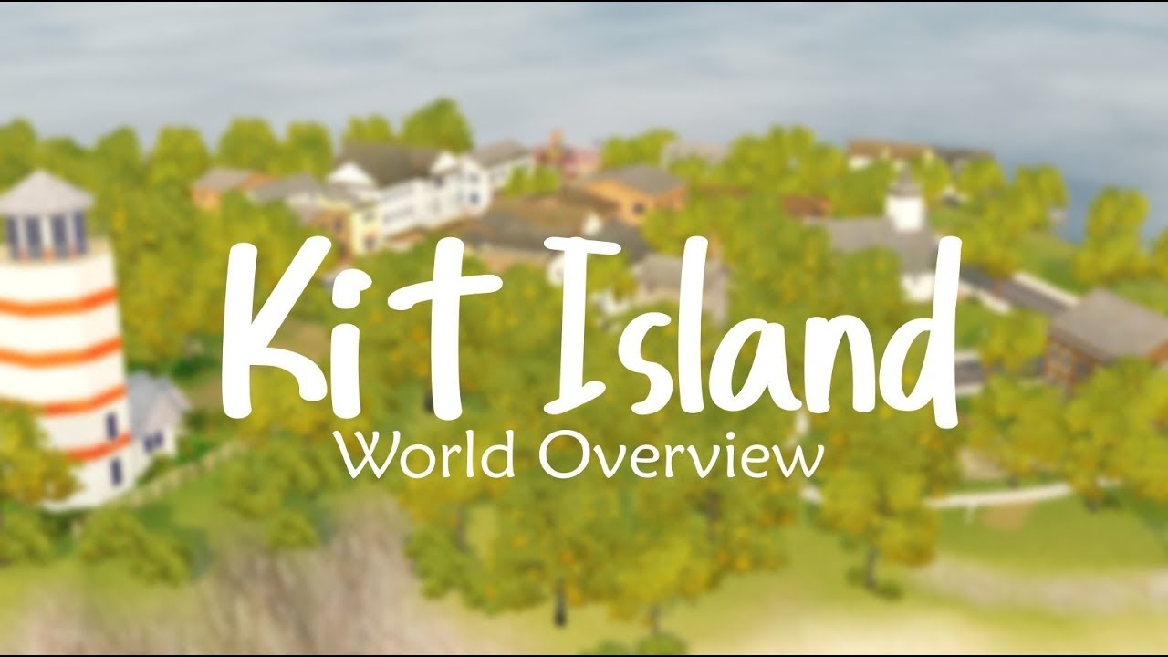 Kit Island SIMS 3 WORLD OVERVIEW