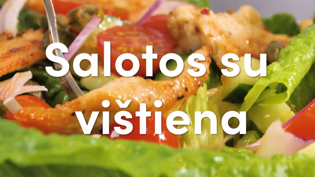 Salotos su vi&scaron;tiena | Receptų receptai