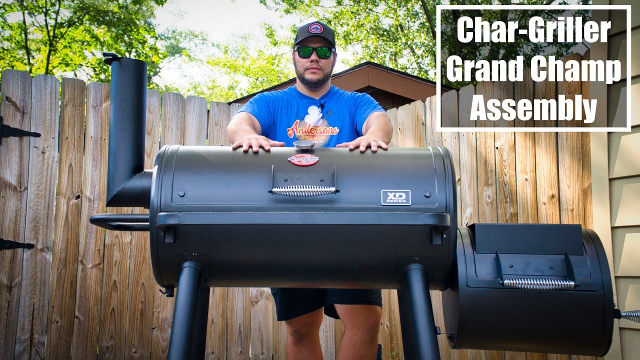 Char Griller Grand Champ XD Assembly | Beginner Offset Smoker