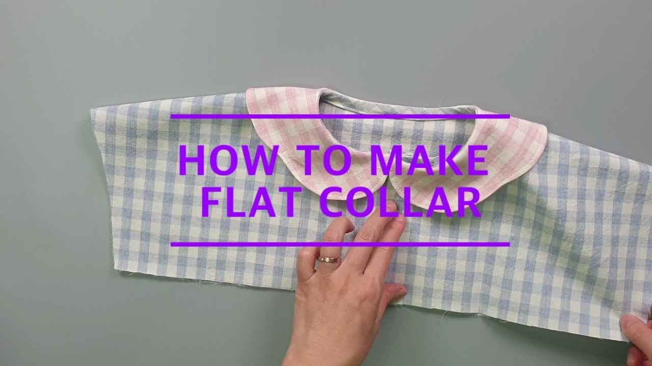 4.플랫카라_플라워쉐잎 봉제방법/ #부분봉제 #flat collar for flower shape # how to sew flat collar