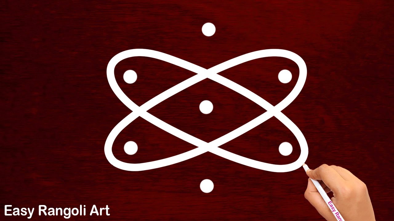 Easy Kolams for Friday | Latest Rangoli Designs with 3*2 dots | Simple Muggulu | Easy Rangoli Design