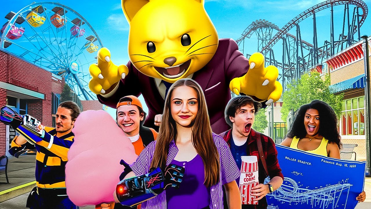 Roblox Theme Park Tycoon In Real Life! (Shiloh & Bros Reaction)