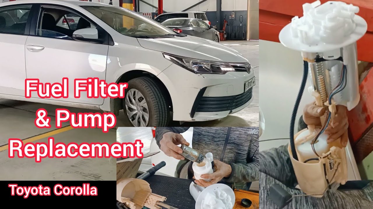 Fuel Filter Replacement Of Toyota Corolla 2008-2019