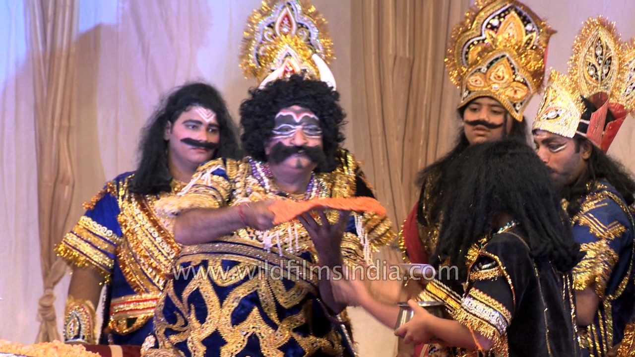 Ravan trying to awaken Kumbhakaran : RamLila Day 10 Part 2 (2016)
