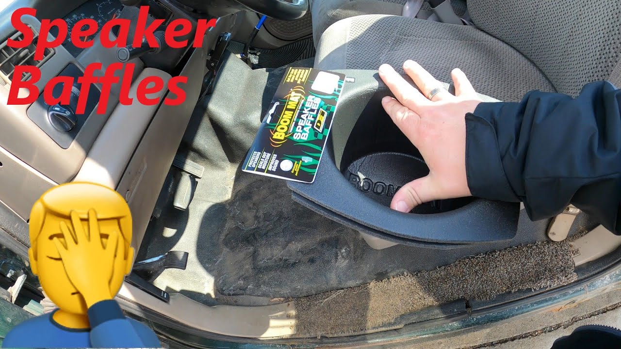 Do speaker baffles (Boom Mats) really work?