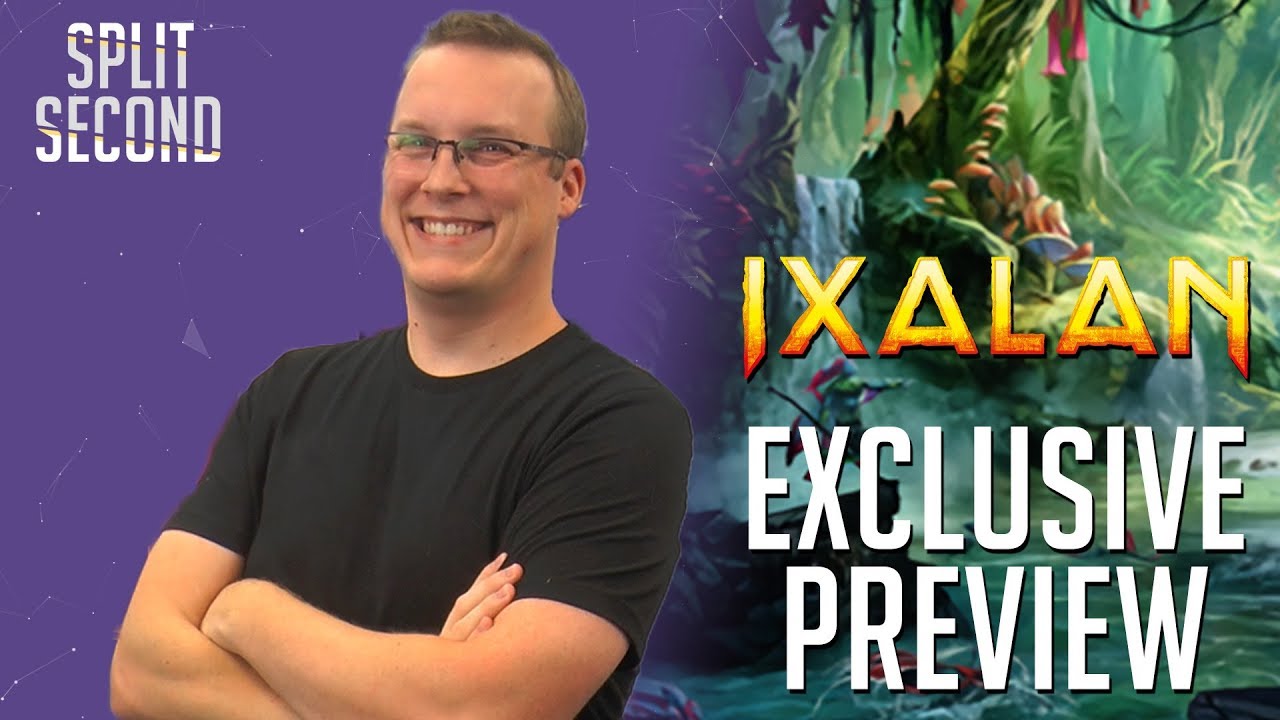 Exclusive Ixalan Preview Card! - Search for Azcanta, Azcanta, the Sunken Ruin - Split Second