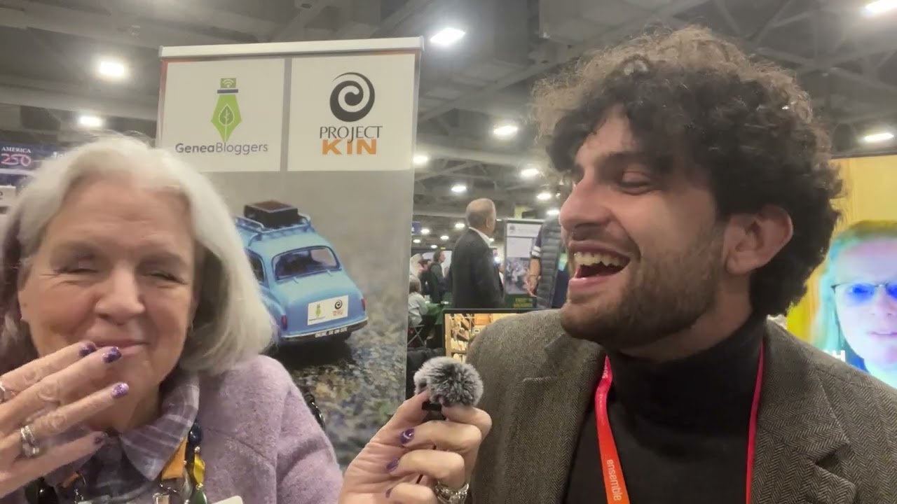 Gregory Kontos, direct from Greece at RootsTech