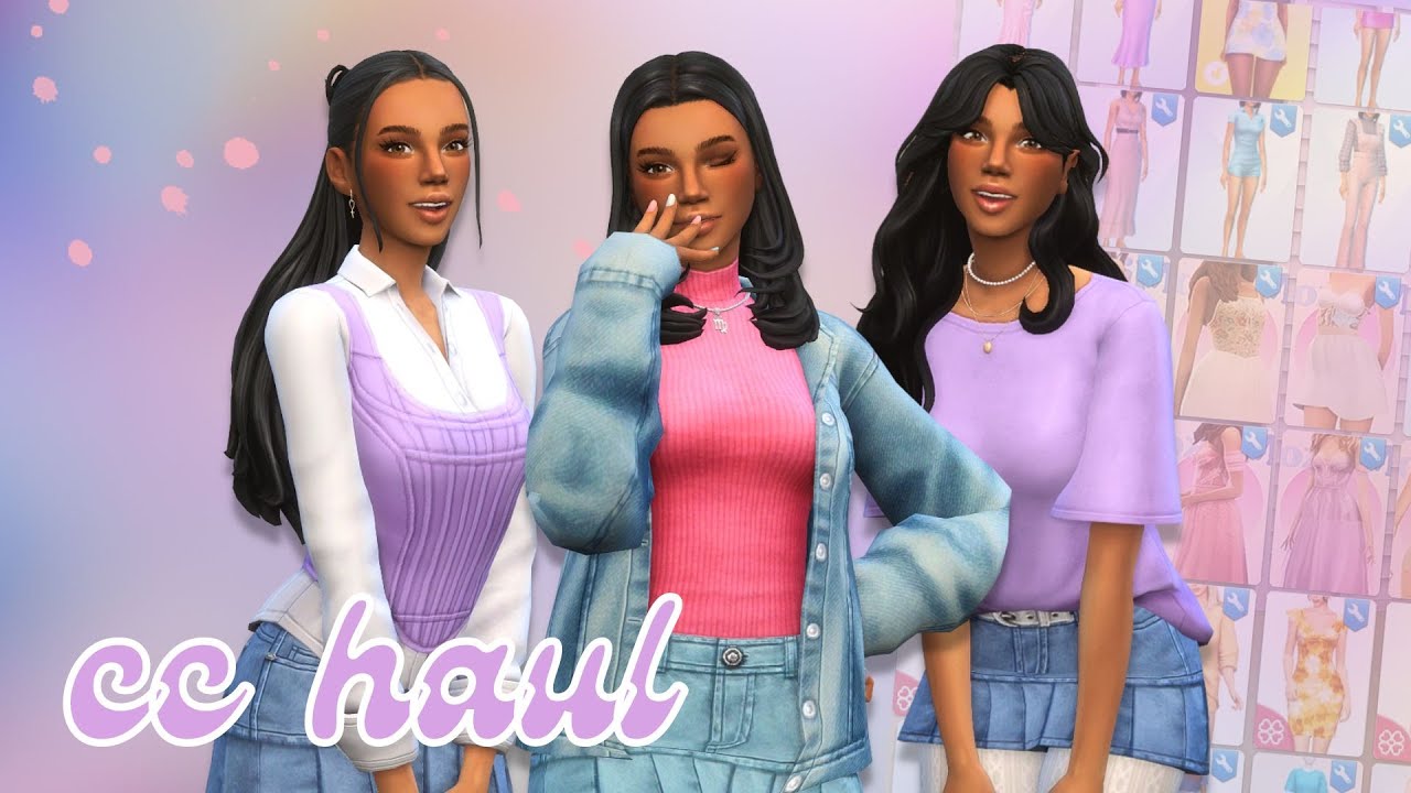 MAXIS MATCH CC HAUL || February 2023 || SIMS 4 HAIR, CLOTHES, PRESETS... 💜 + LINKS