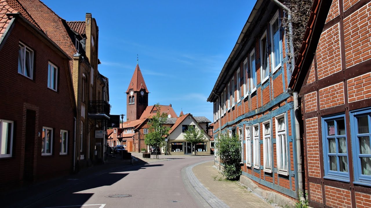 Dahlenburg Ortsführung Teil 5 Schusterburg, Eisenbahn u  v  m