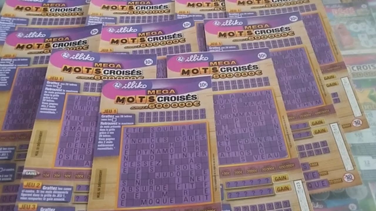 Spécial Méga mot croisés | ticket illiko FDJ ~255~
