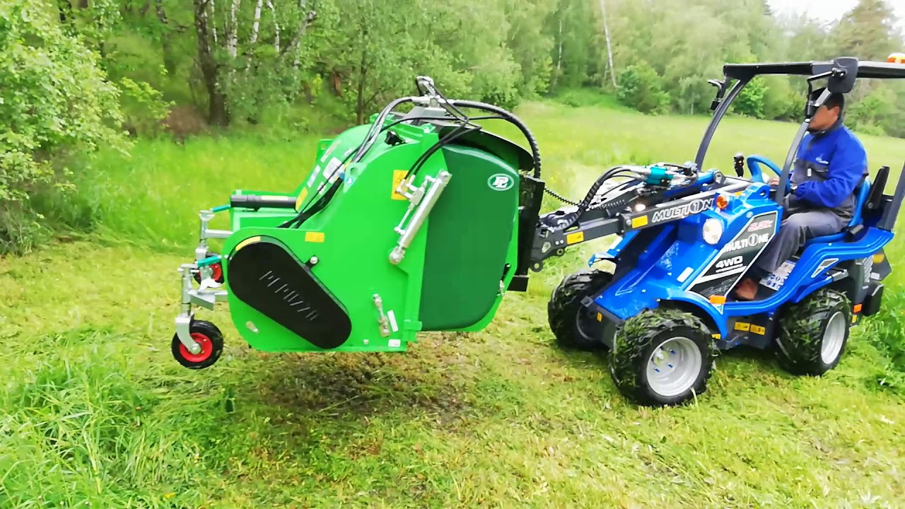 Peruzzo Koala a kloubový nakladač MultiOne - řešení pro sečení vysoké trávy