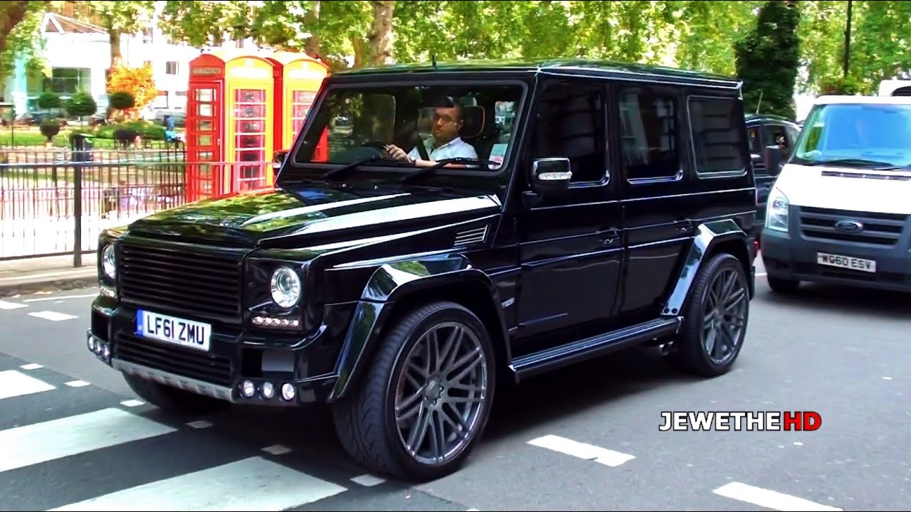 Mercedes-Benz BRABUS G-Class K8 in London! BEAST Exhaust Sounds!
