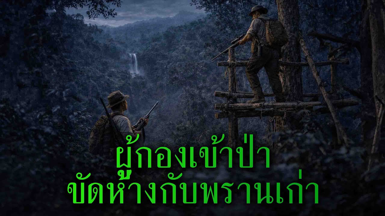 (ตอนเดียวจบ) ผู้กองเข้าป่า ขัดห้างกับพรานเก่า l เรื่องเล่ารอบกองไฟ