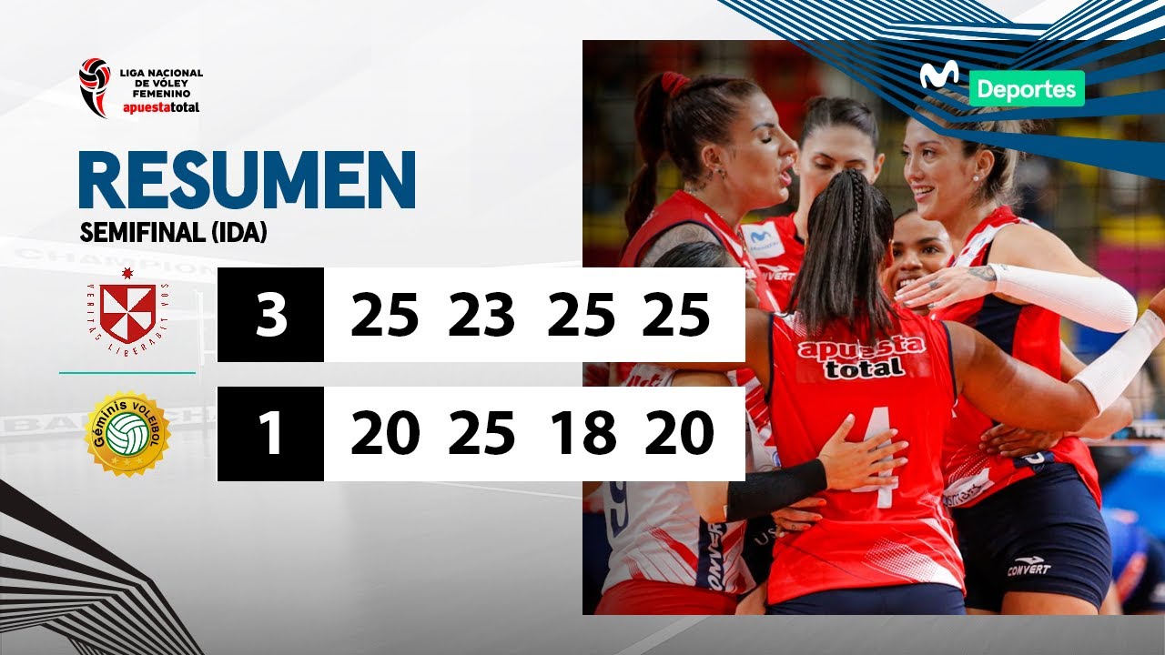 RESUMEN: U. San Mart&iacute;n 3️⃣ - 1️⃣ G&eacute;minis Voleibol | SEMIFINAL (IDA) | LNSV 2023-2024 👋🏐🏆
