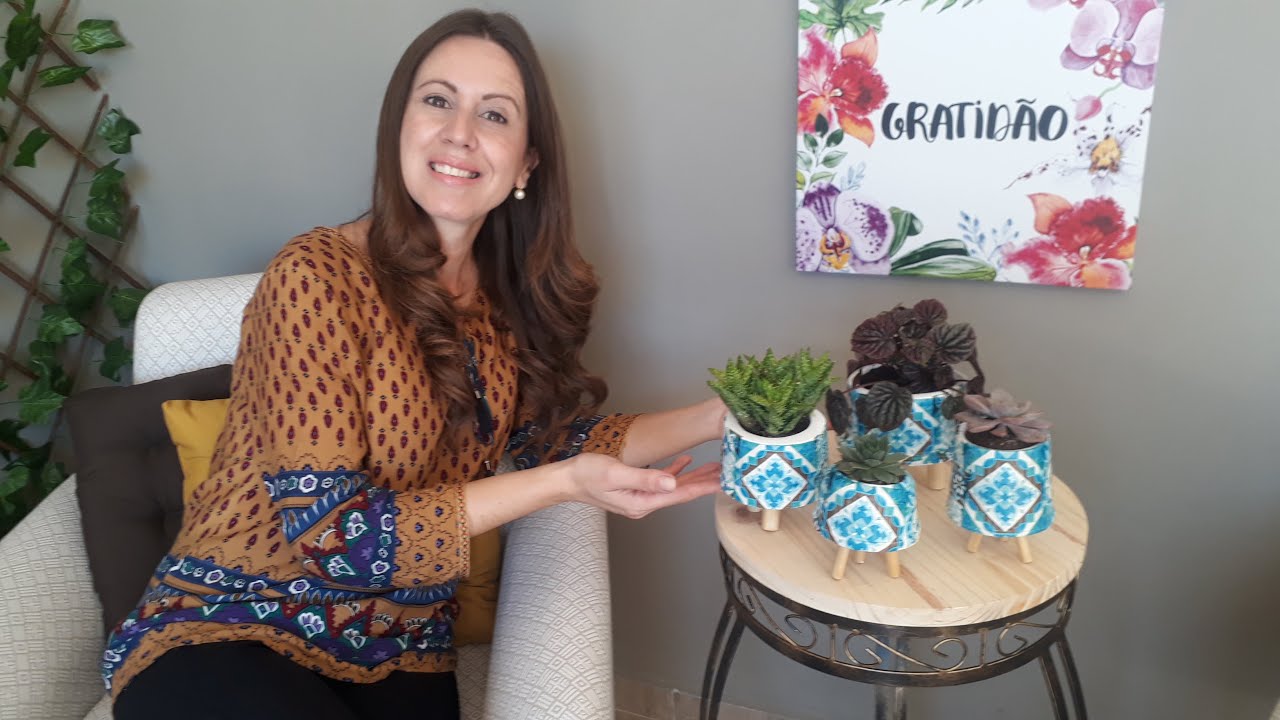 Вазы из гипса - Украшение своими руками/Декупаж салфеткой