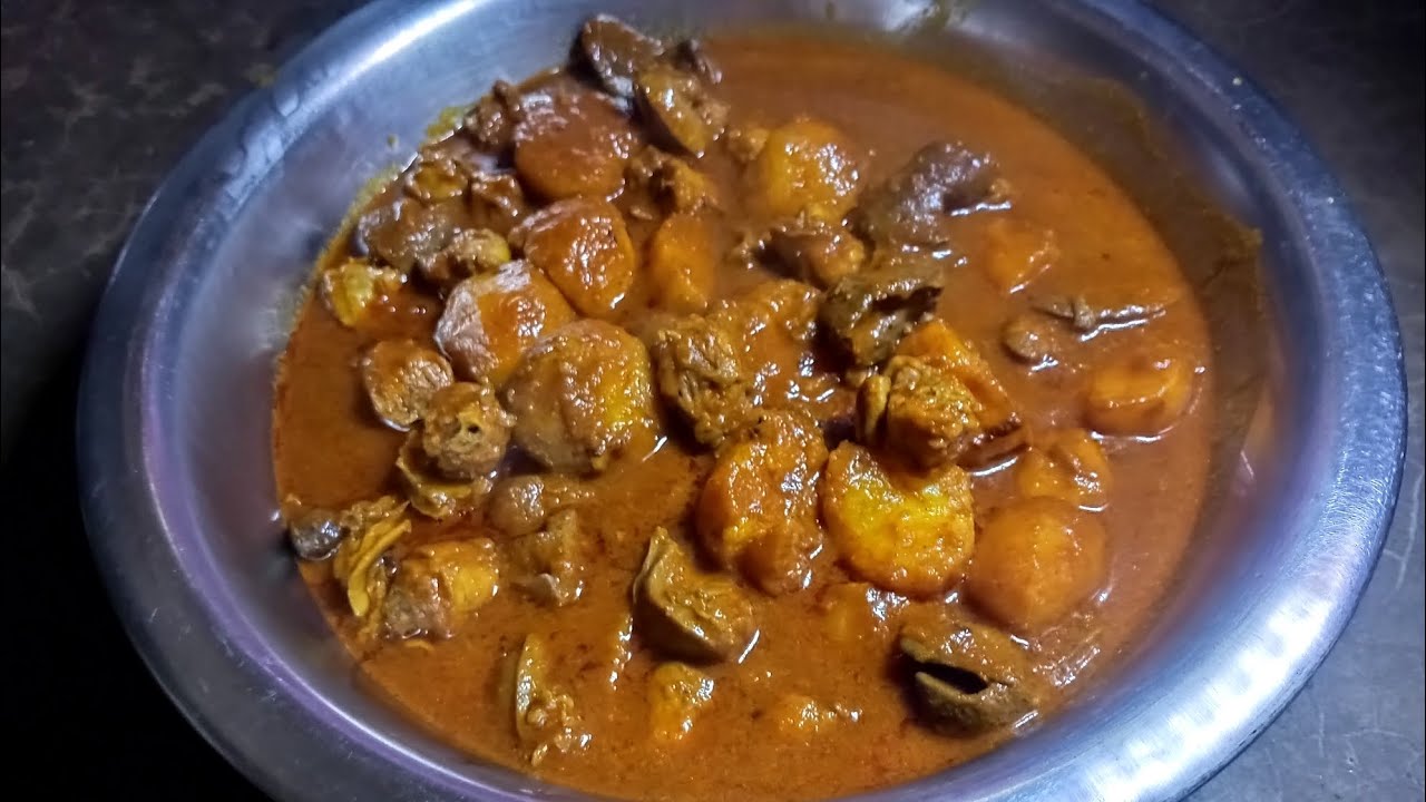 আলু দিয়ে মুরগির গিলে - মেঠে রেসিপি #cook #recipe #cooking 