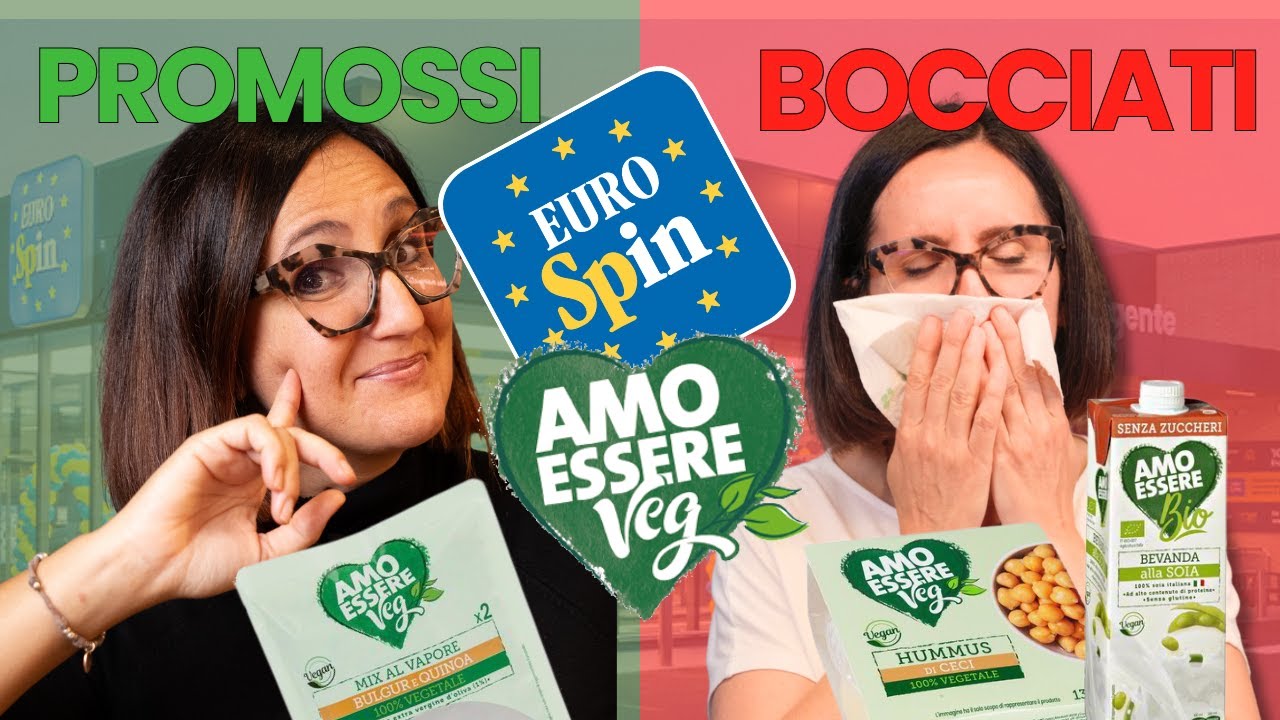 Prodotti VEGETARIANI EUROSPIN: Recensione AMO ESSERE VEG (Promossi o Bocciati? ❌✅)