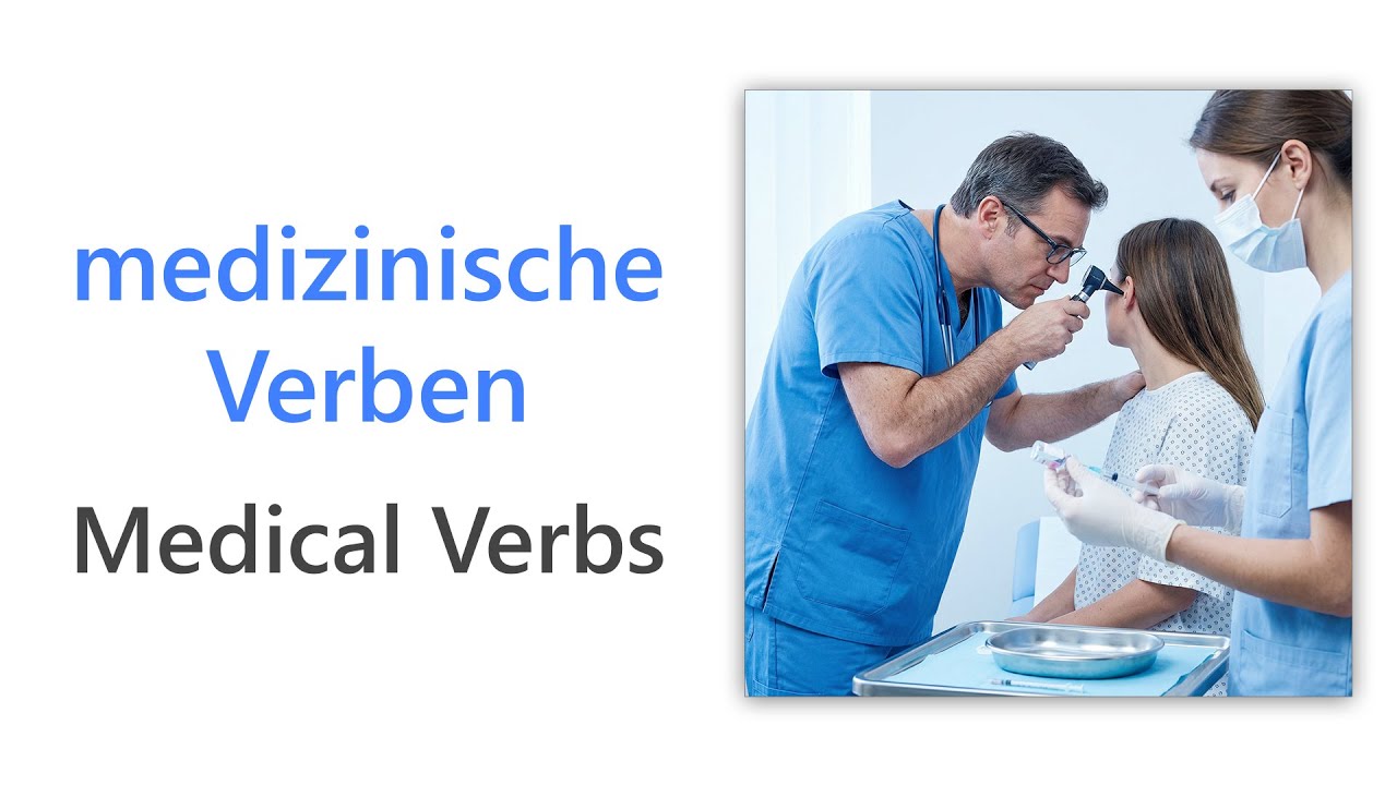 48 German Medical Verbs | B1 German Vocabulary | Wortschatz Medizinische Verben