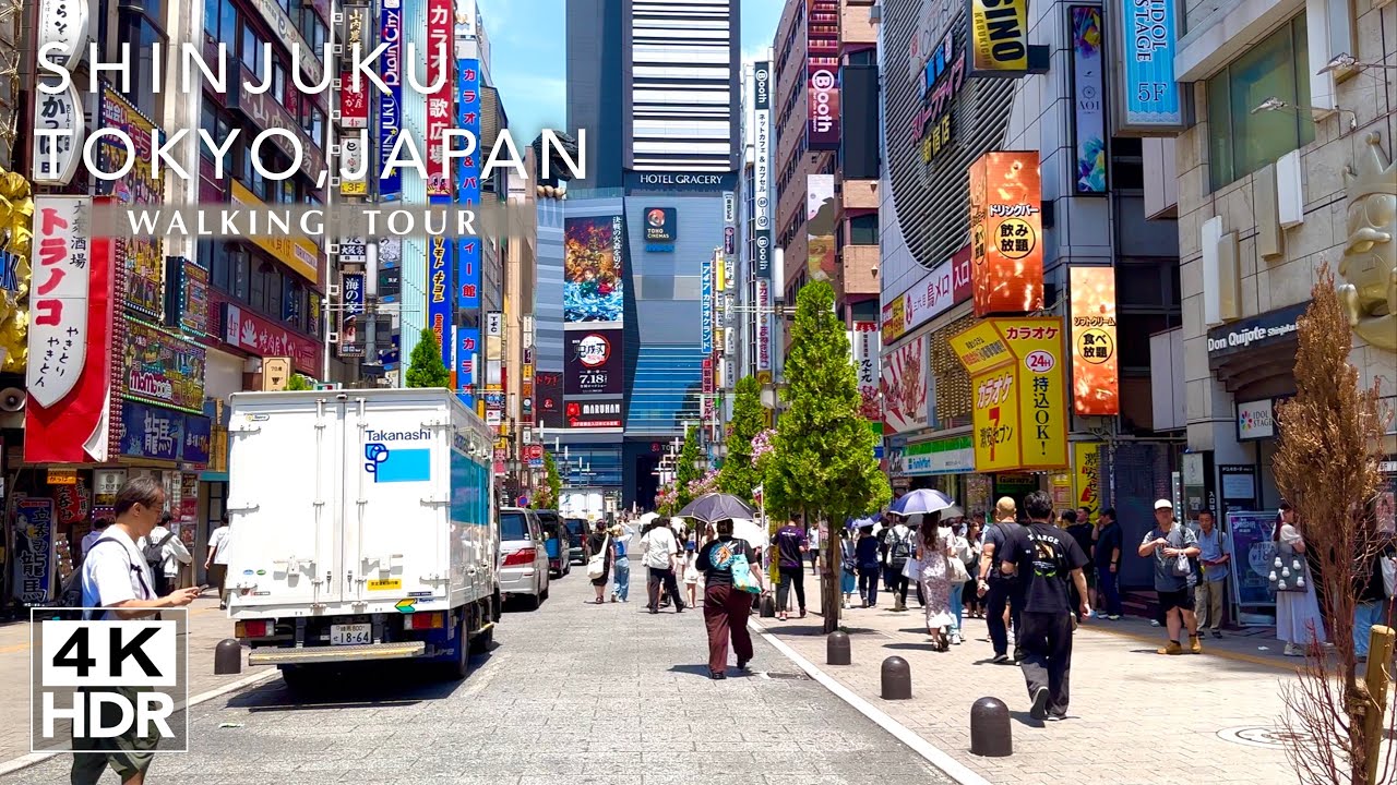 Shinjuku City Walk | Tokyo Walking Tour 🇯🇵【4K HDR】
