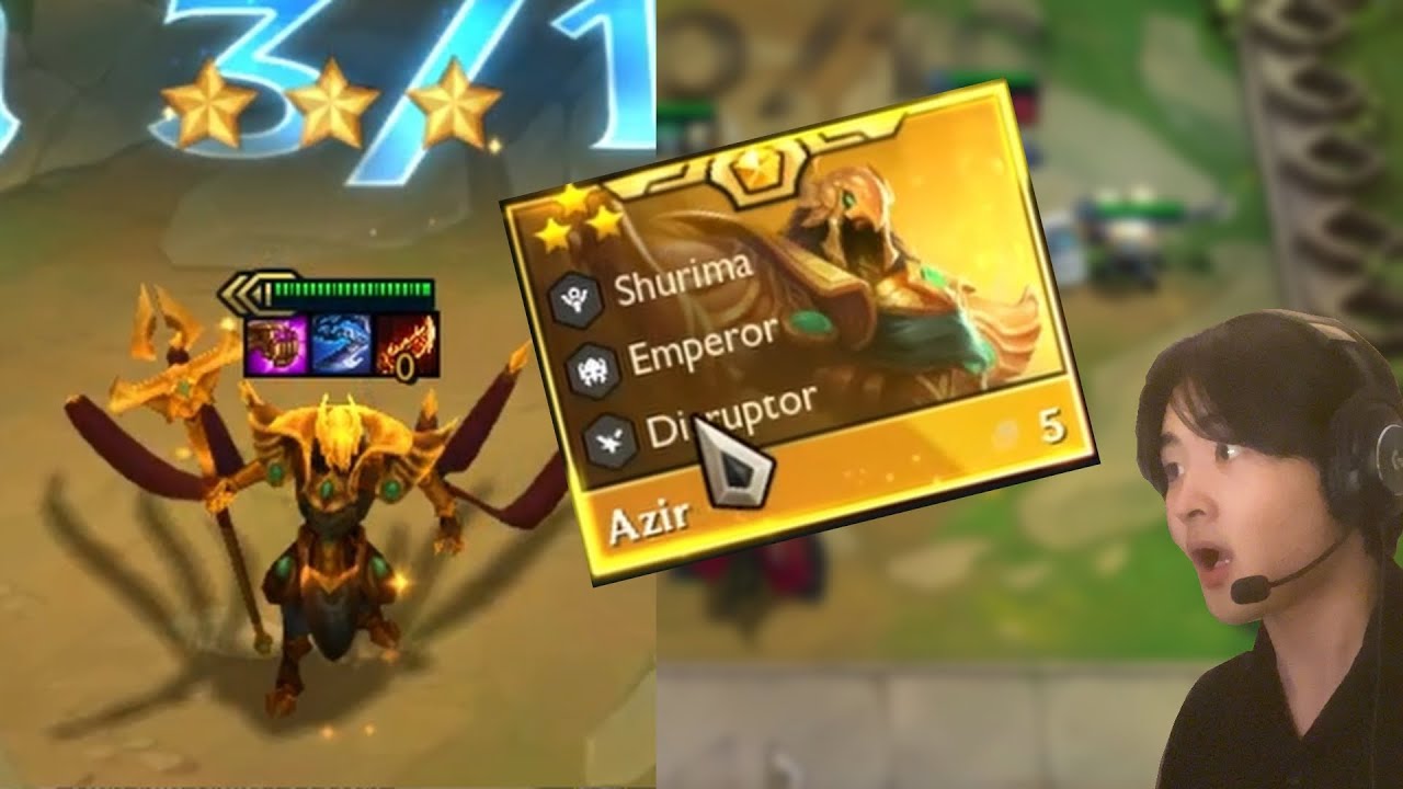 I got the best shurima augment so I 3* Azir | Set 16 PBE