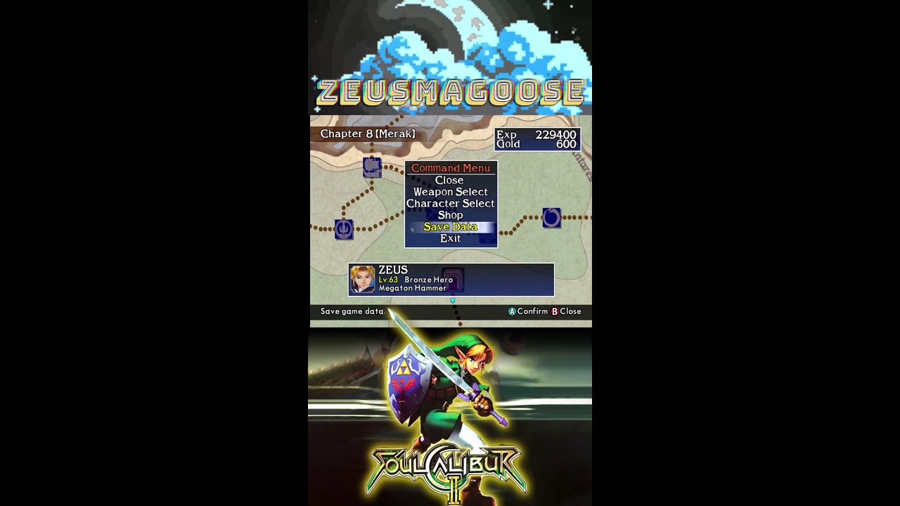 [Late Night Crew] SoulCalibur II Weapon Master Run with Link
