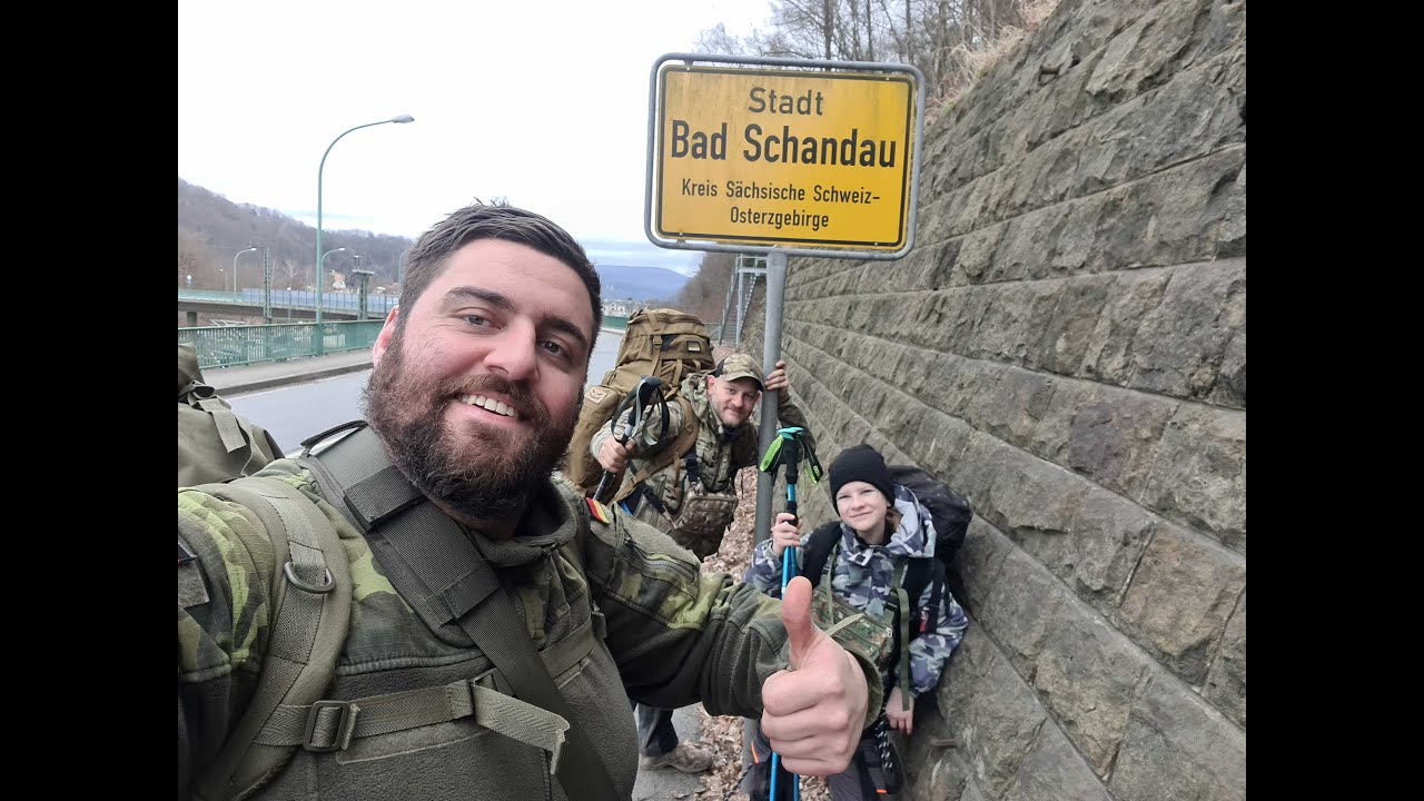 Der Forststeig (105 Km) - Tag 6 - 4 Anhaltiner on Tour - Bad Schandau wir kommen !!!