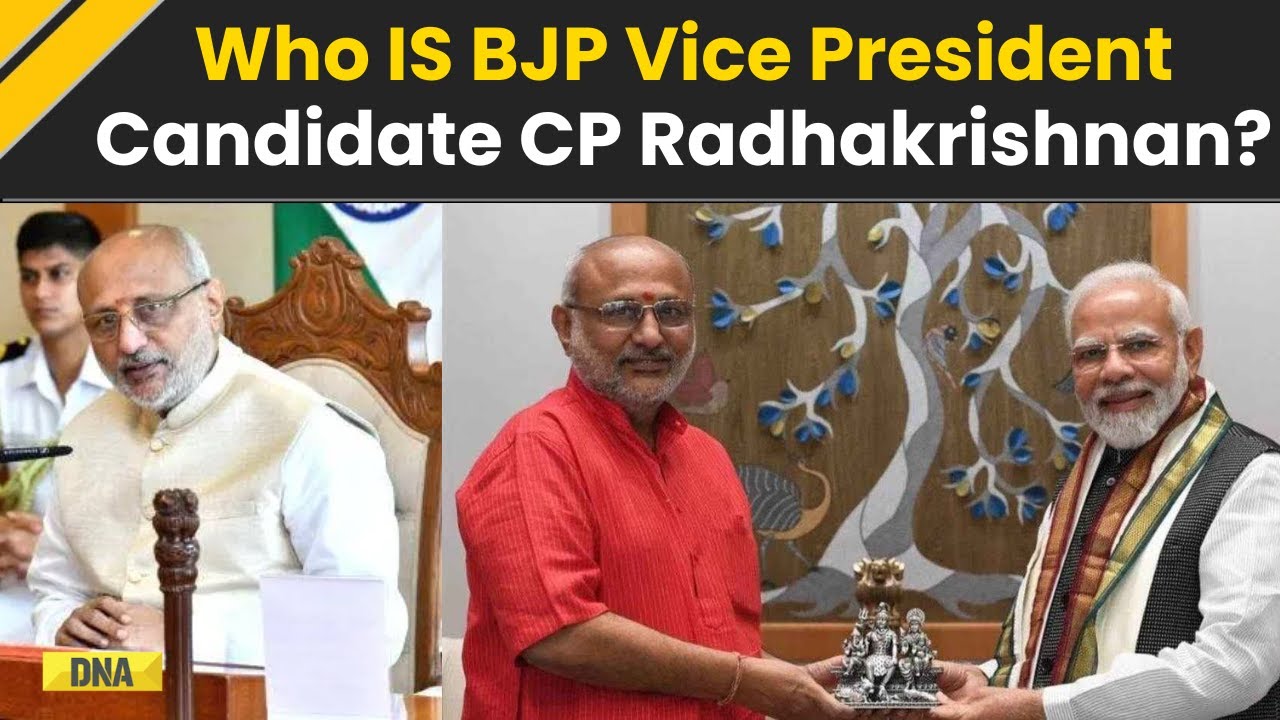 Who Is CP Radhakrishnan? BJP Vice President Candidate I Vice Presidential Election News I Politics