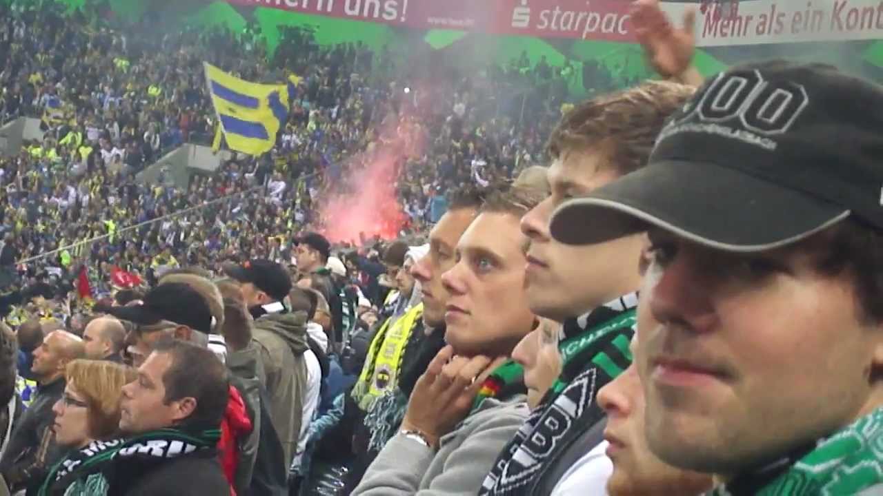 Borussia M´gladbach vs. Fenerbahce Istanbul 2:4 Türkische Fans,Europapokal
