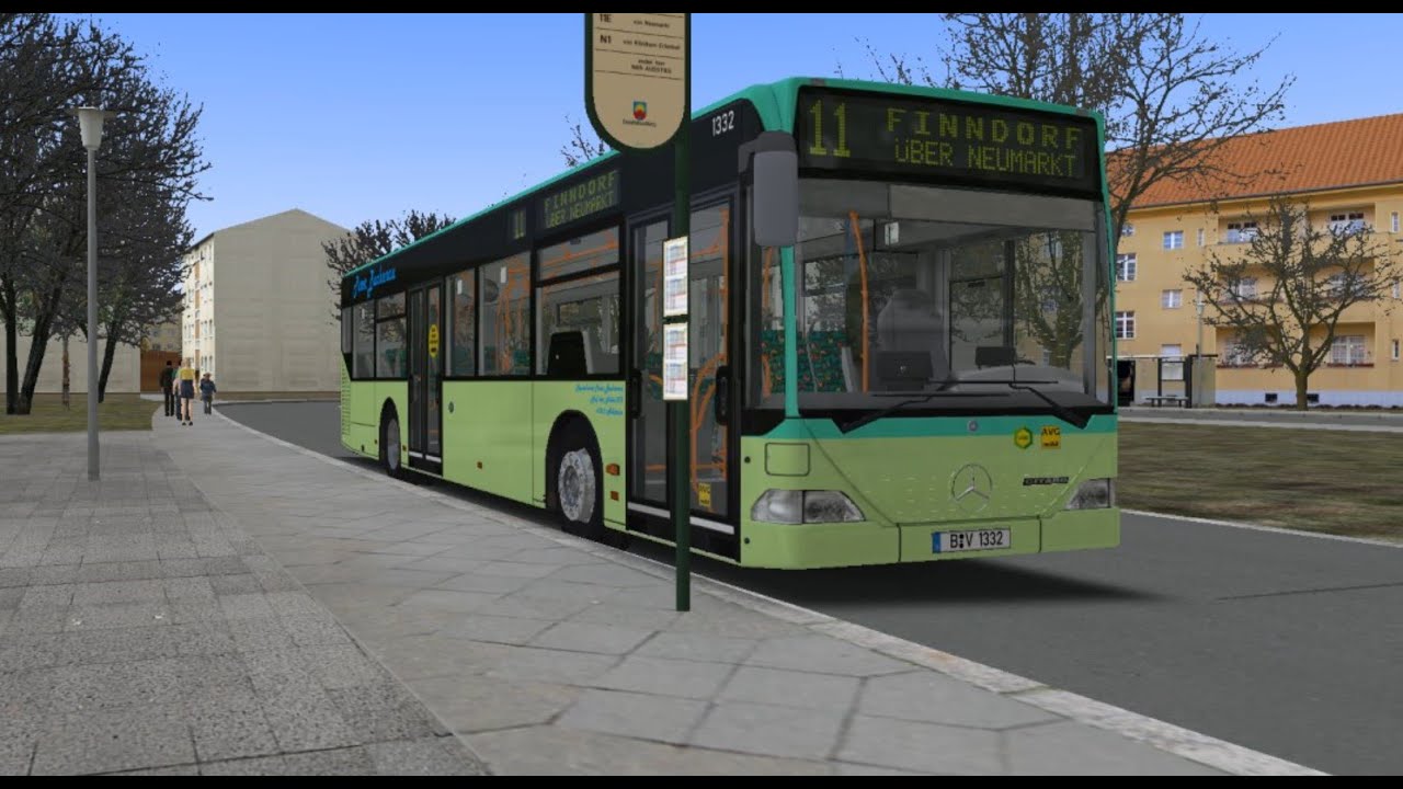 OMSI 2. Map Sonnenburg, Routes 11 and 12, MB O530 ZF