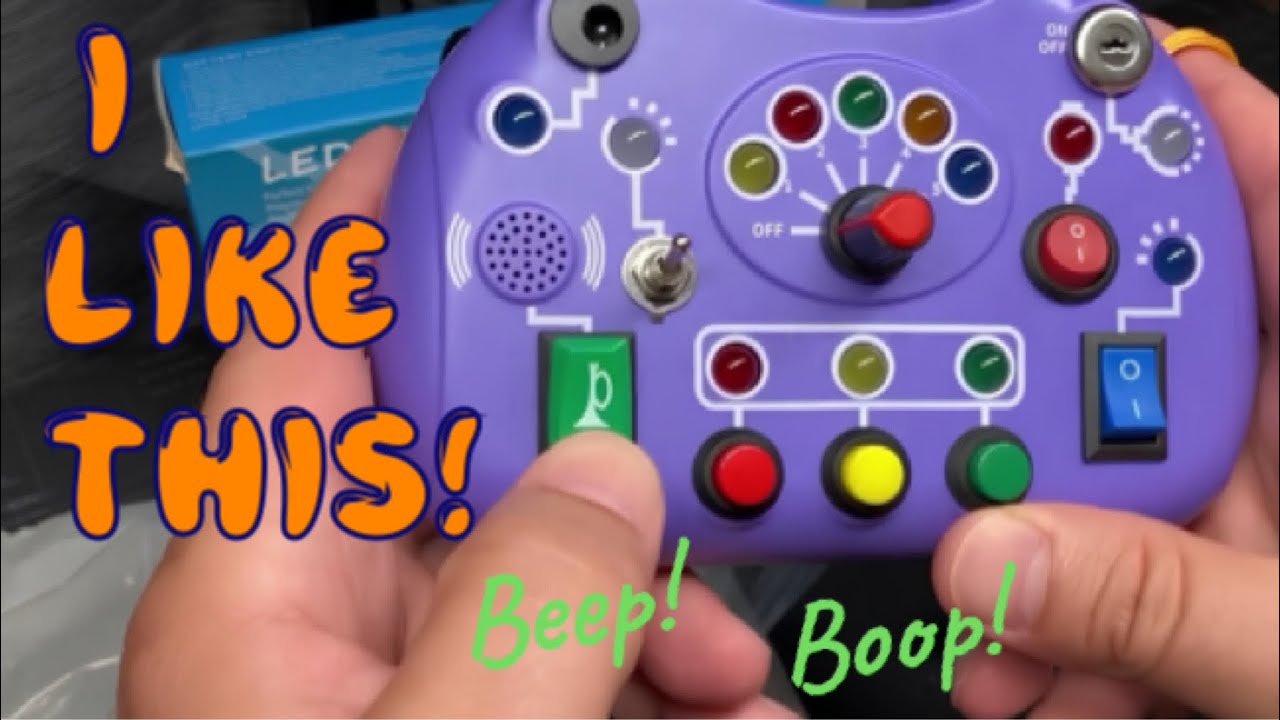 LED Light Busy Board for Kids Review | Interactive Play with Lights, Sounds & Switches