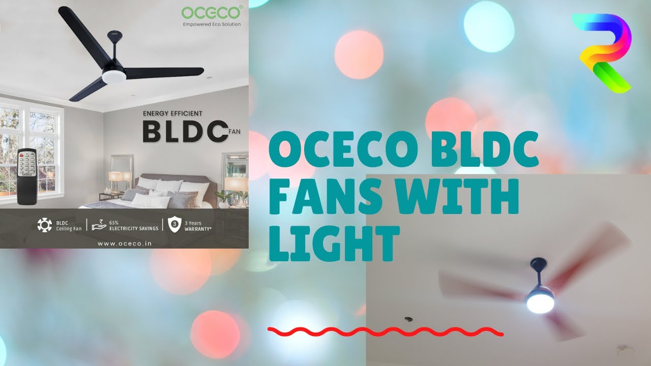 Oceco BLDC Ceiling Fan with in-built LED Light