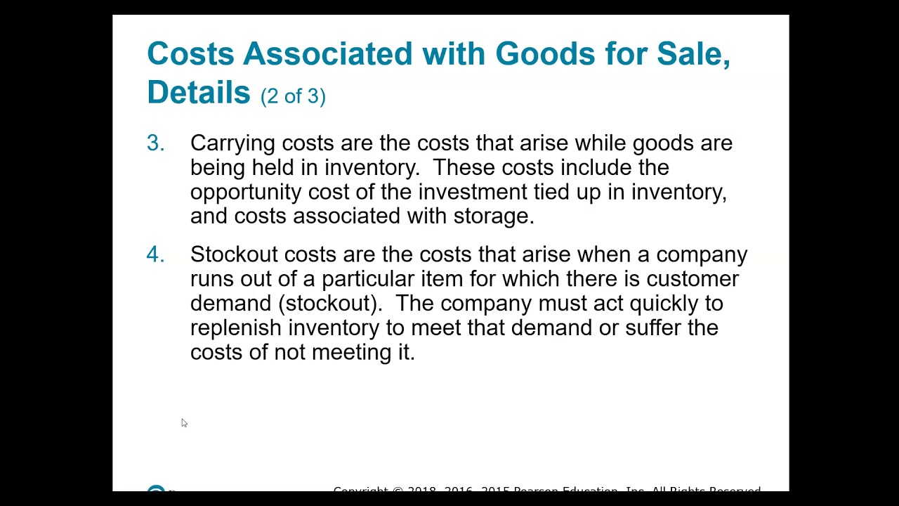 Inventory Management, Just in time, and Simplified Costing Measures   Part 1