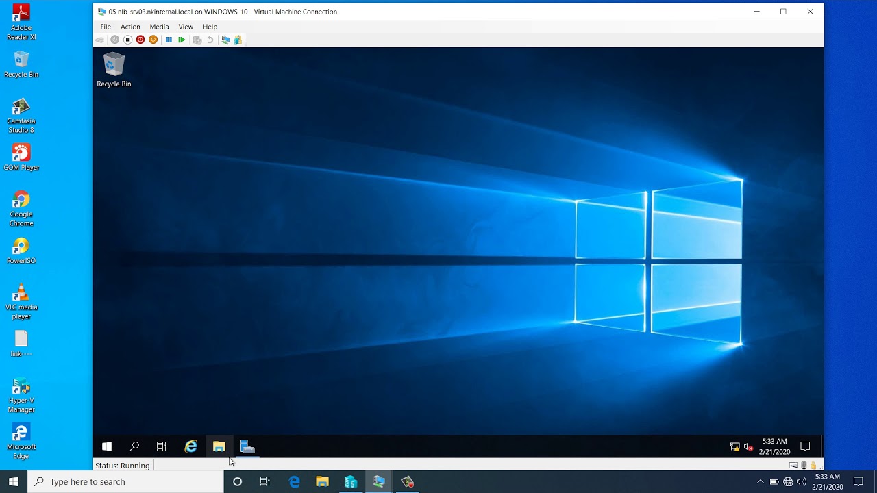 NLB (Network Load Balancing) Install and configured clusters on windows server 2019