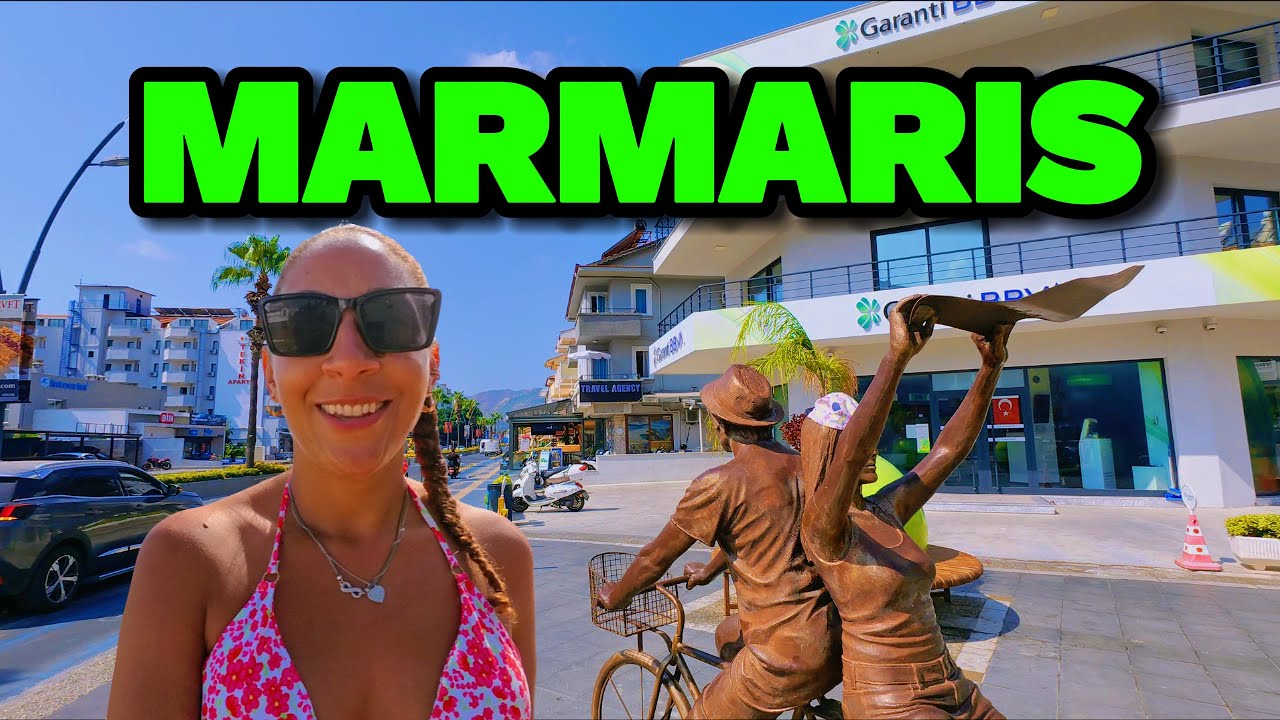 Afternoon Walk in Marmaris Türkiye 🇹🇷 | Exploring Clothes Shops & Restaurants Turkey Summer 2025