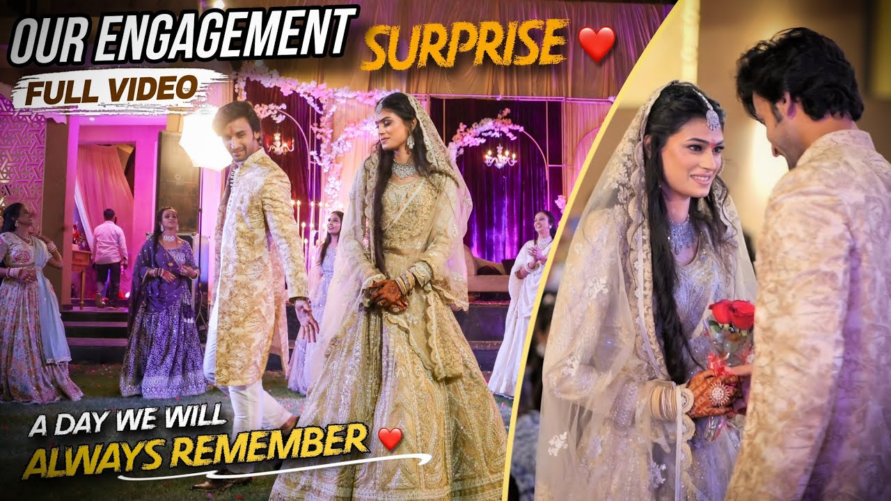Surprising My Bride with SRK Mashup ❤️ | Engagement Special