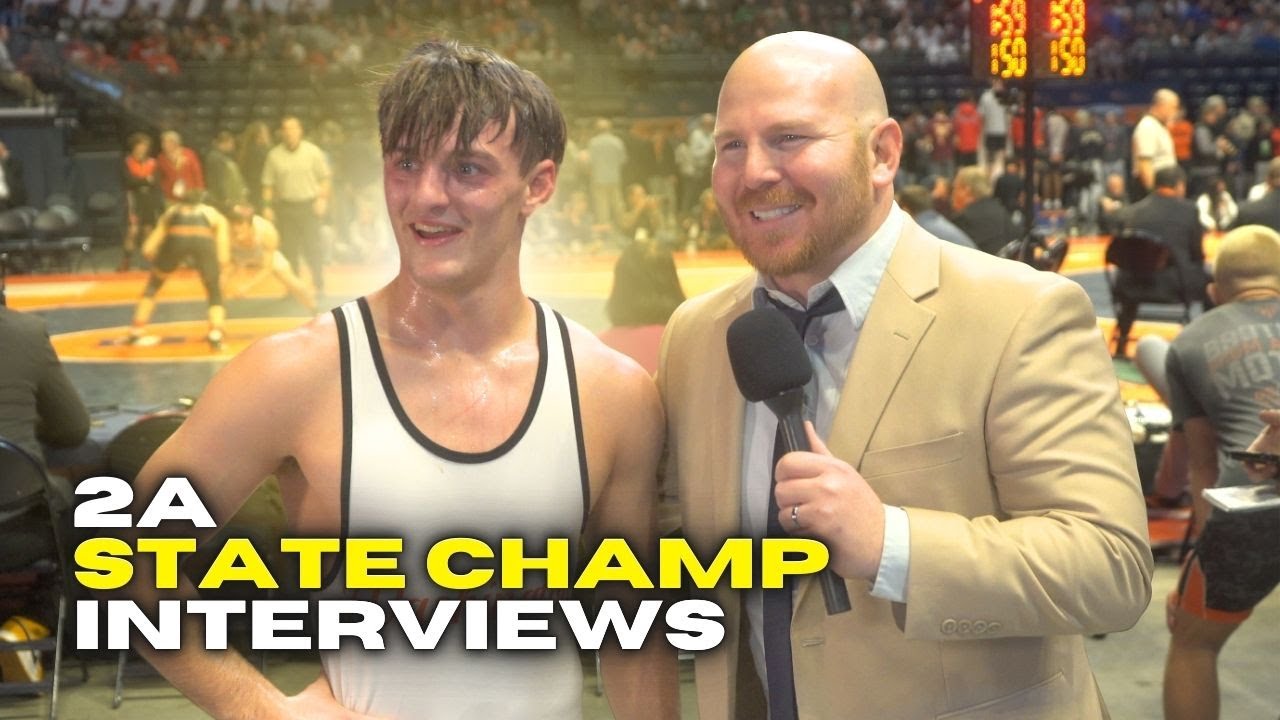 2A Wrestling State Champion Interviews | 2025