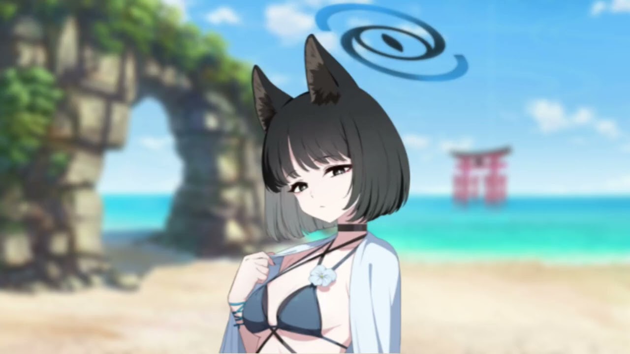 [Blue Archive] Kikyou (Swimsuit) - I-itsu made kōshite iru tsumori?