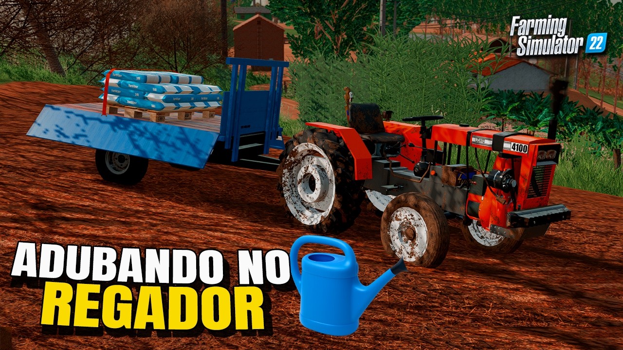 Podei as Mudas de Tabaco e Apliquei Adubo com um REGADOR na Lavoura de Tabaco - A Primeira Safra #07