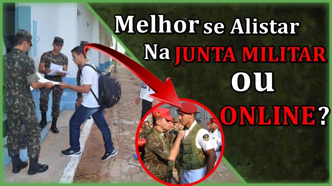 Alistamento online ou Presencial qual é melhor - Exército Brasileiro