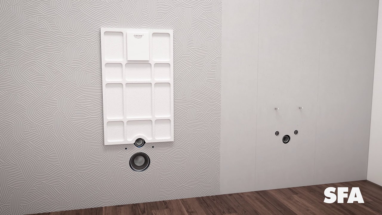 Le SANIWALL® Pro UP | Pour cuvette suspendue