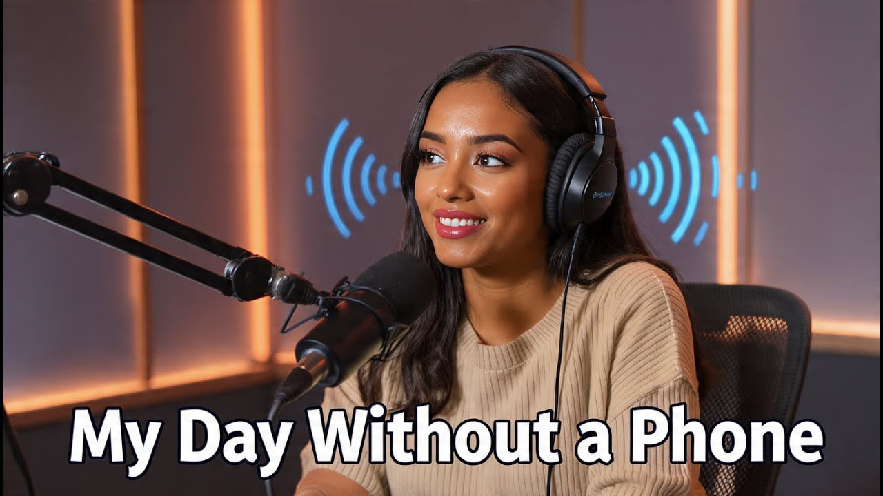 My Day Without a Phone | Easy English Listening Practice | Improve Daily English Fluency