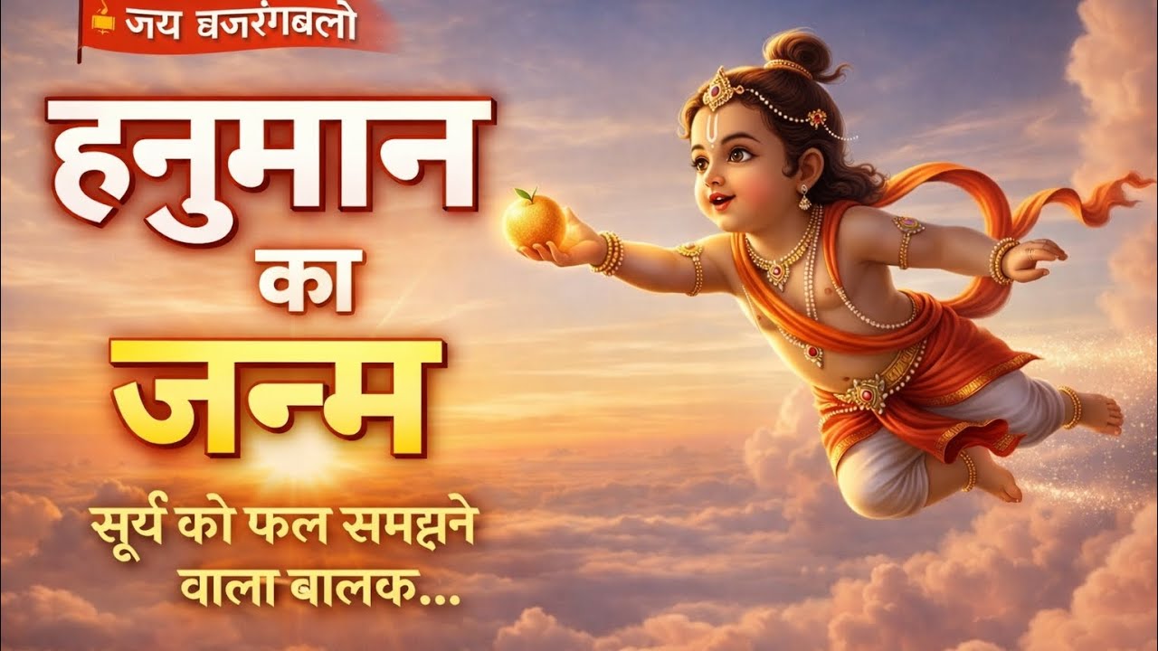 यह जन्म नहीं था — यह भक्ति का अवतरण था। #bajrangbali #hanuman #hanumanji #maruti #pavanputrahanuman 