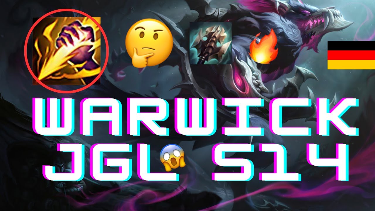 🐺 Warwick Guide german S14 🔥 JUNGLE DIFF JEDES GAME mit der EFFIZIENZ-STRATEGIE! Titanic Hydra OP 🐺