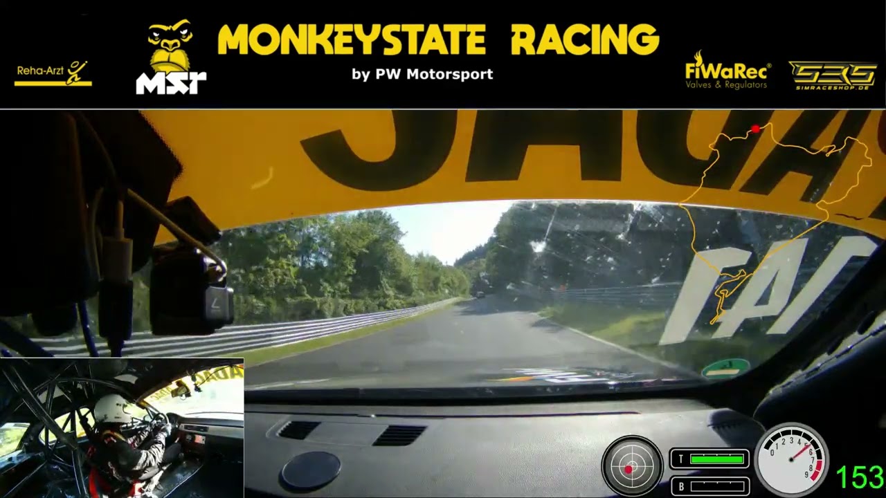 RCN #3 2023 - 8:16 min BMW 325i V4 - Onboard Nordschleife - Monkeystate Racing