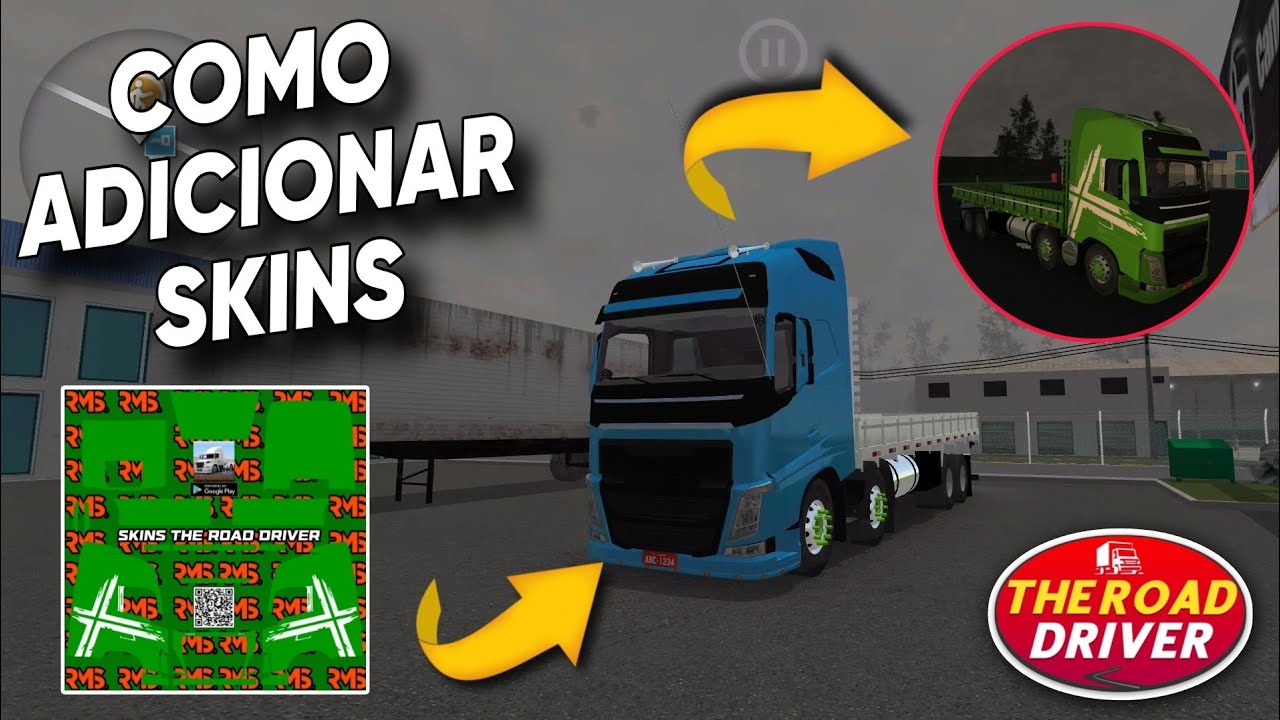 THE ROAD DRIVER●COMO ADICIONAR SKINS NOS CAMINHÃO E ÔNIBUS NOVA ATUALIZAÇÃO●
