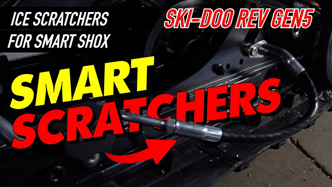 Smart Ice Scratchers for Smart Shox: Install Qualipieces Trail Blizzer Ski-Doo Rev Gen5 Snowmobile