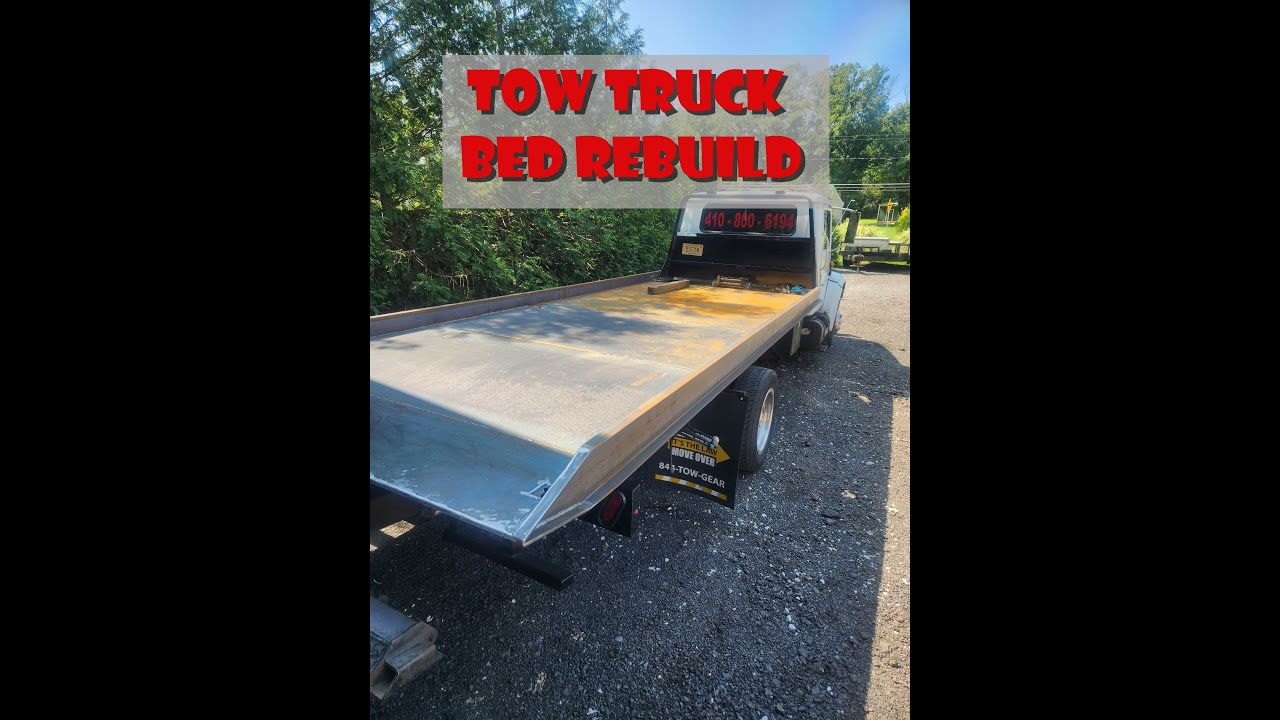 Building a tow truck bed in about 30 minutes!