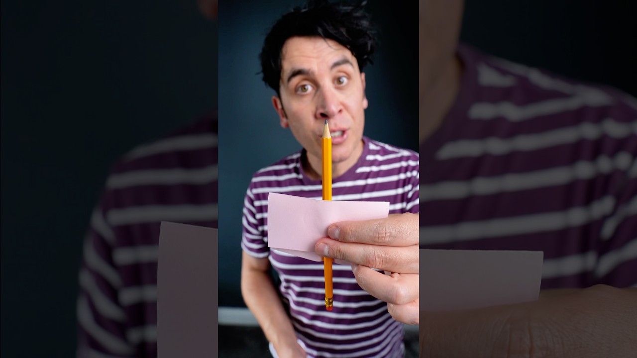 Pencil Through Paper Revealed!
